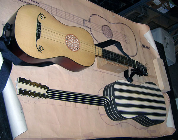 baroque guitar design