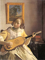 ebony baroque guitar